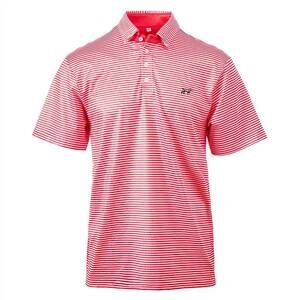 NEW FIELDSTONE men's marshall performance polo top in red